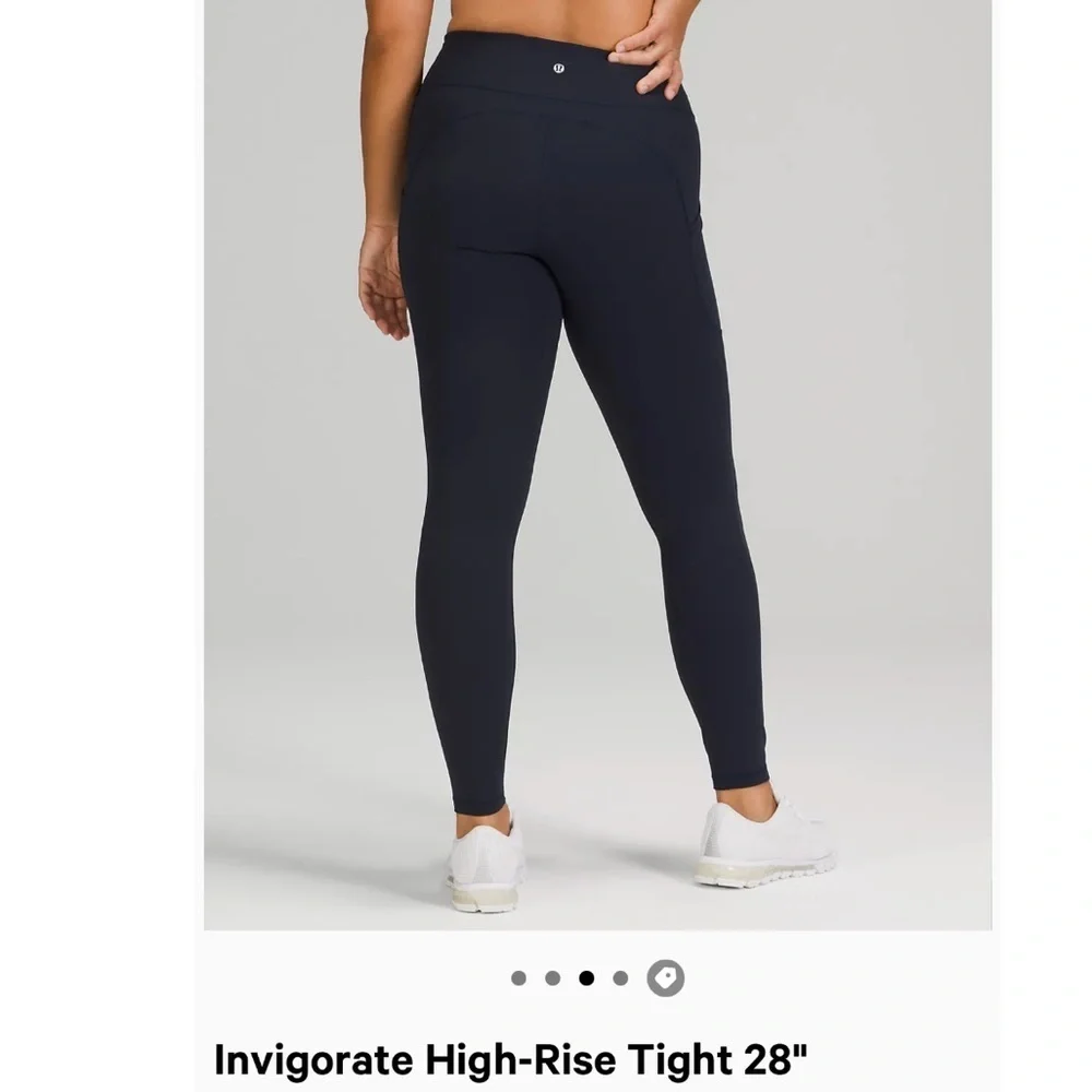 NWT lululemon invigorate high rise tight 28”